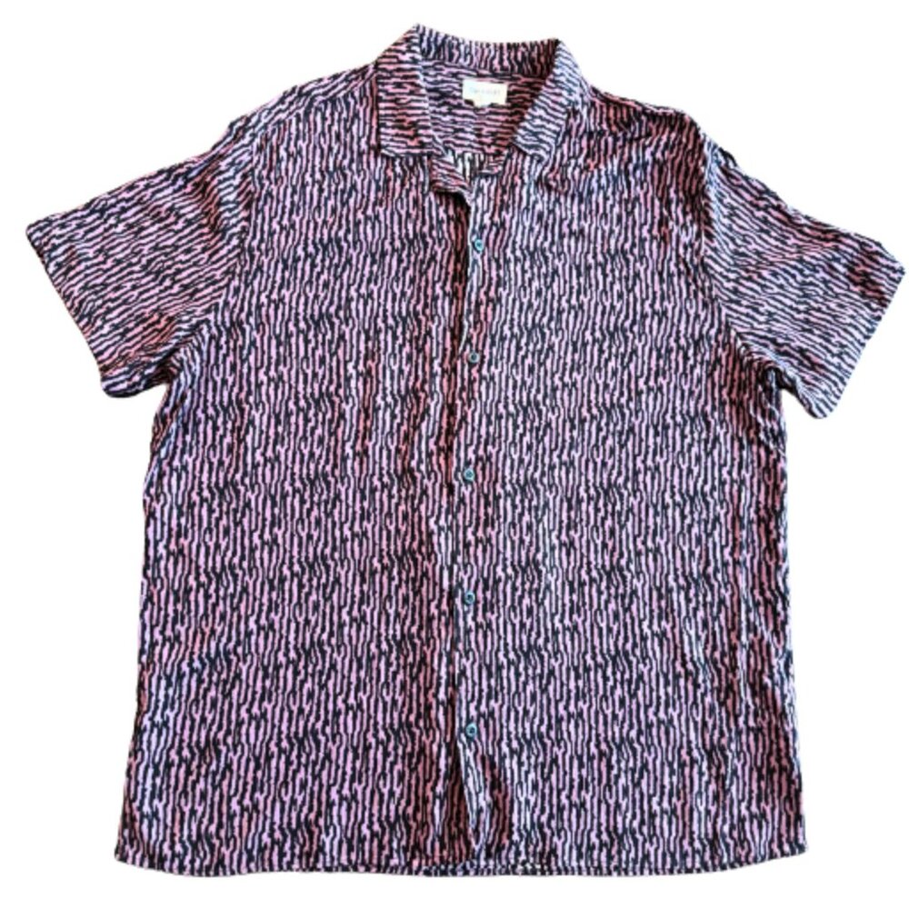 Stylish Purple and Black Men's Shirt